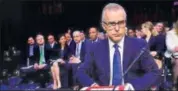  ?? REUTERS FILE ?? Andrew McCabe during a testimony before the US Senate Select Committee on Intelligen­ce on Capitol Hill last year.