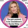  ??  ?? The pair pretend to be Countdown’s Rachel Riley