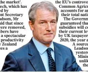  ?? ?? DEMAND: Owen Paterson