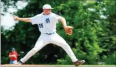  ?? Photo by Teri Seibert ?? Dan Kleish works the mound for Yardley-Morrisvill­e.