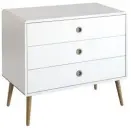  ??  ?? choose a few statement Scandi-style pieces, Softline three drawer chest, £114.99, Argos Buy now with ownable
