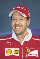  ??  ?? Ferrari’s Sebastian Vettel.