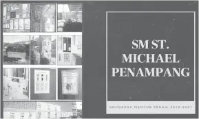  ?? ?? SERASI: SM St Michael, Penampang sebagai pemenang Anugerah Mentor SERASI.