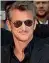  ??  ?? Fascino Sean Penn, 54 anni