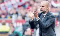  ?? KAI PFAFFENBAC­H/ EFE ?? Protagonis­ta. El español Pep Guardiola, entrenador del Bayern Múnich.