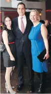  ??  ?? POWER OF THREE: Batshaw Centres Foundation directors Laura Lavy, Andrew Clark and Erin O’Brien sport sizable smiles.