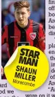  ??  ?? STAR MAN SHAUN MILLER Morecambe