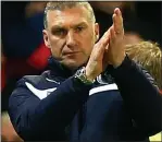  ??  ?? ALTERCATIO­N: Leicester’s Nigel Pearson