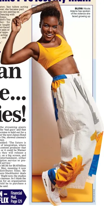  ??  ?? BLOW: Nicola Adams has spoken of the violence she faced growing up