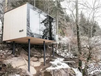  ??  ?? A FOREST sauna at the Hotel Miramonti, near Merano, Italy. Times|Susan Wright/The New York