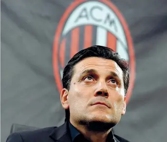 ??  ?? Seconda stagione Vincenzo Montella, 43 anni, è alla seconda stagione sulla panchina del Milan