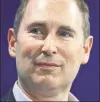  ??  ?? ANDY JASSY CEO’s forecast falls short.