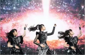  ??  ?? Babymetal. (Photo by Leon Neal/Getty Images)