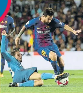  ?? FOTO: PEP MORATA ?? Mateo Kovacic hizo un marcaje al hombre a Leo Messi en la ida de la Supercopa