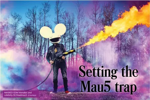  ?? (Courtesy) ?? MASKED EDM hitmaker and celebrity DJ Deadmau5.