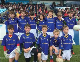  ??  ?? The St Laurence’s team in Parnell Park on May 21.s