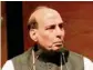  ??  ?? Home Minister Rajnath Singh