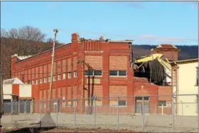  ?? SUBMITTED PHOTO - DAREN GESCHWINDT ?? The Wrights Knitting Mill building at Pine and Second streets in Hamburg.