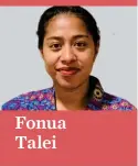  ??  ?? Fonua Talei