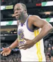  ?? ?? DRAYMOND GREEN Surprised he was ejected after punch Tuesday.