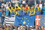 ??  ?? Mass appeal: The crowds at this Ryder Cup have had an effect on the players