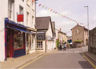  ?? ?? Rightly known as the town of books, Hay-on-wye hosts a major literary festival