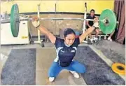 ?? HT PHOTO ?? A file photo shows Swati Singh during a training session.