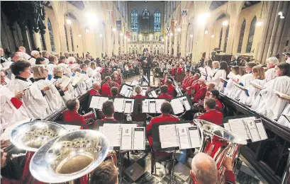  ?? STEVE RUSSELL PHOTOS TORONTO STAR ?? Thomas Bell, the director of music at St. Paul's Bloor Street Church, took over for longtime conductor Giles Bryant this year.