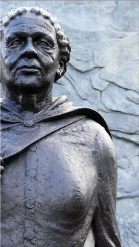  ?? PHOTOGRAPH: GETTY IMAGES ?? A statue of Mary Seacole at St Thomas’ Hospital, London, by Martin Jennings. The British-Jamaican businesswo­man and nurse set up the ‘British Hotel’ behind the lines during the Crimean War