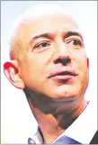  ??  ?? Amazon.com founder Jeff Bezos, has been known to argue that it is not written anywhere that books will forever be written on dead trees