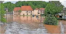  ?? FOTO: BECKERBRED­EL ?? Im Mai 2016 sorgte Starkregen für eine größere Überschwem­mung in Sulzbach.