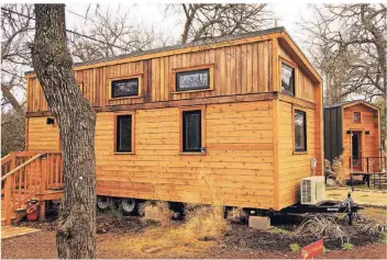  ?? FOTO: ISTOCK ?? Tiny Houses werden in Zeiten knapper werdender Flächen immer beliebter.