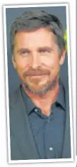  ?? PHOTO: MARIO ANZUONI/REUTERS ?? Christian Bale says he likes chaos