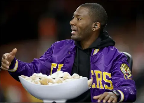  ?? Getty Images ?? Ryan Clark had the best of both worlds earlier this month. His job with ESPN took him to New Orleans where his LSU Tigers defeated Clemson for the national championsh­ip.