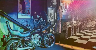  ?? AP ?? Prince had many custom bikes at his home including the famous one from Purple Rain.