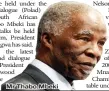  ??  ?? Mr Thabo Mbeki