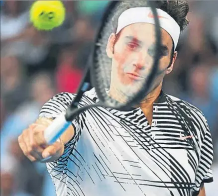  ?? TRACEY NEARMY / EFE ?? Roger Federer, 35 años, es el prototipo de deportista vintage, que sigue brillando a pesar del paso del tiempo