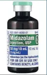  ??  ?? DELAYS: Midazolam