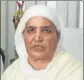  ??  ?? SGPC chief Bibi Jagir Kaur.