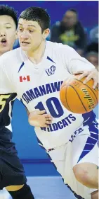  ?? RIC ERNST/PNG FILES ?? Tamanawis Wildcats standout Miguel Tomley has committed to Orangevill­e Prep in Ontario.