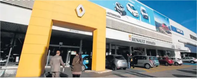  ?? ARCHIVO ?? Concesiona­rio de automóvile­s de la marca Renault.