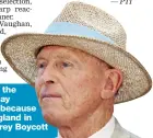  ??  ?? By picking Rashid, they are selecting the unselectab­le: a player who will not play four- day Championsh­ip for Yorkshire because his heart isn't in it but he will play for England in Test Matches. Absurd? Yes. — Geoffrey Boycott