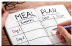  ?? ?? A meal plan can help save money and reduce the amount of wasted food