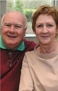  ??  ?? Eddie Houston and Ann Collins at the Eircom and Telecom Annual Pensioners Dinner at Donegans Monasterbo­ice