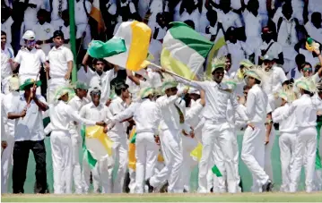  ??  ?? Incidents at certain pre-Big Match rallies and at some encounters may curtail the real sportsmans­hip spirit of most cricket-playing schools - File pic by M.A. Pushpakuma­ra