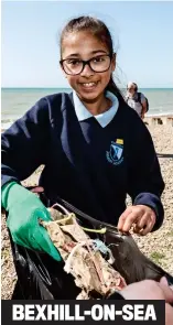  ?? ?? It’s a breeze: Prebsham Primary pupil