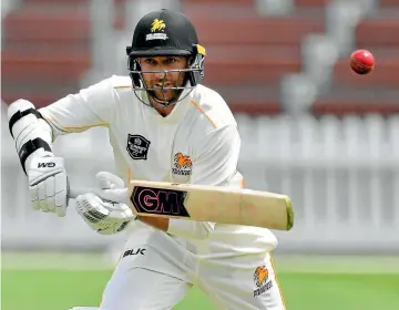  ?? PHOTOSPORT ?? Devon Conway enhanced his claims for a Black Caps callup with a century for Wellington.