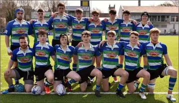  ??  ?? The Leinster-winning Gorey Under-18 rugby squad.