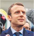  ?? FOTO: AFP ?? Fühlt sich durch die Wahl in den Niederland­en gestärkt: der französisc­he Präsidents­chaftskand­idat Emmanuel Macron.