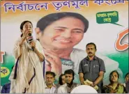  ?? IANS ?? Mamata Banerjee during an election rally in Siliguri on 11 April, 2016.